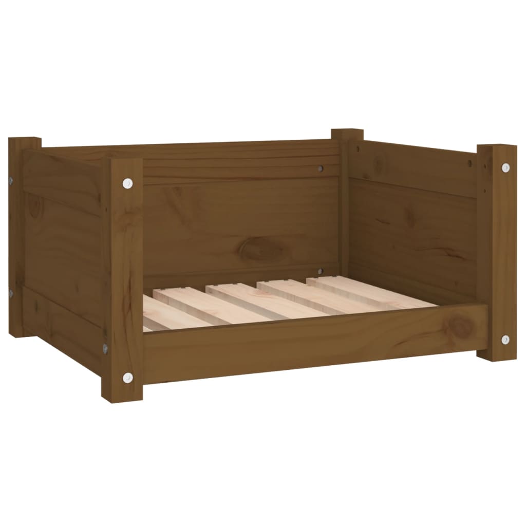 Hundebett 55,5 x 45,5 x 28 cm Massivholz Kiefer