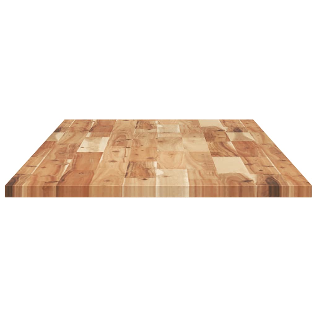 Schreibtischplatte Unbehandelt 60x50x2 cm Massivholz Akazie
