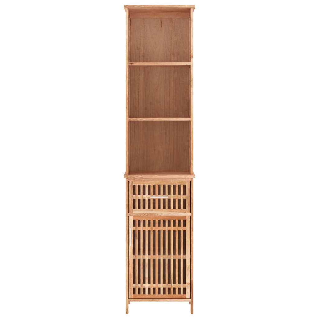 Badschrank 42x29x82 cm Massivholz Nussbaum