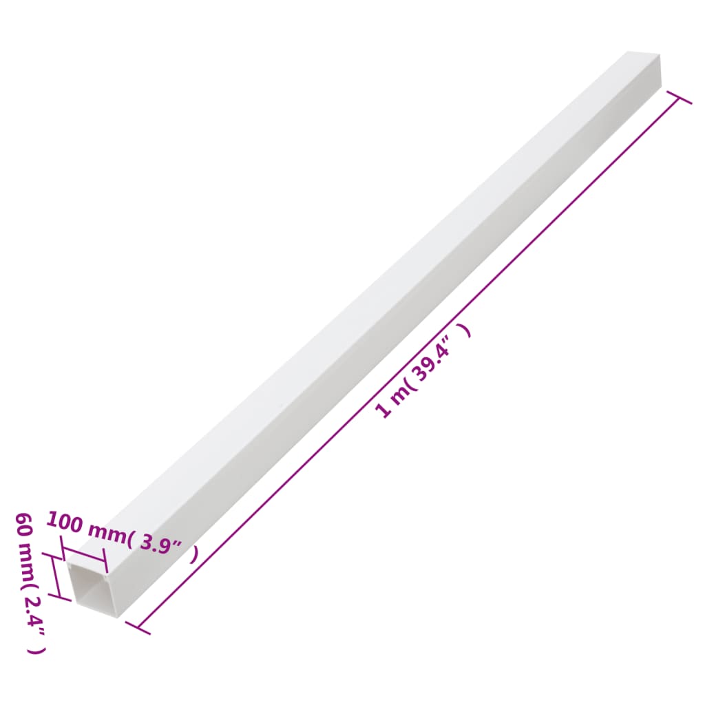 Installationsrohre Selbstklebend 25x25 mm 10 m PVC