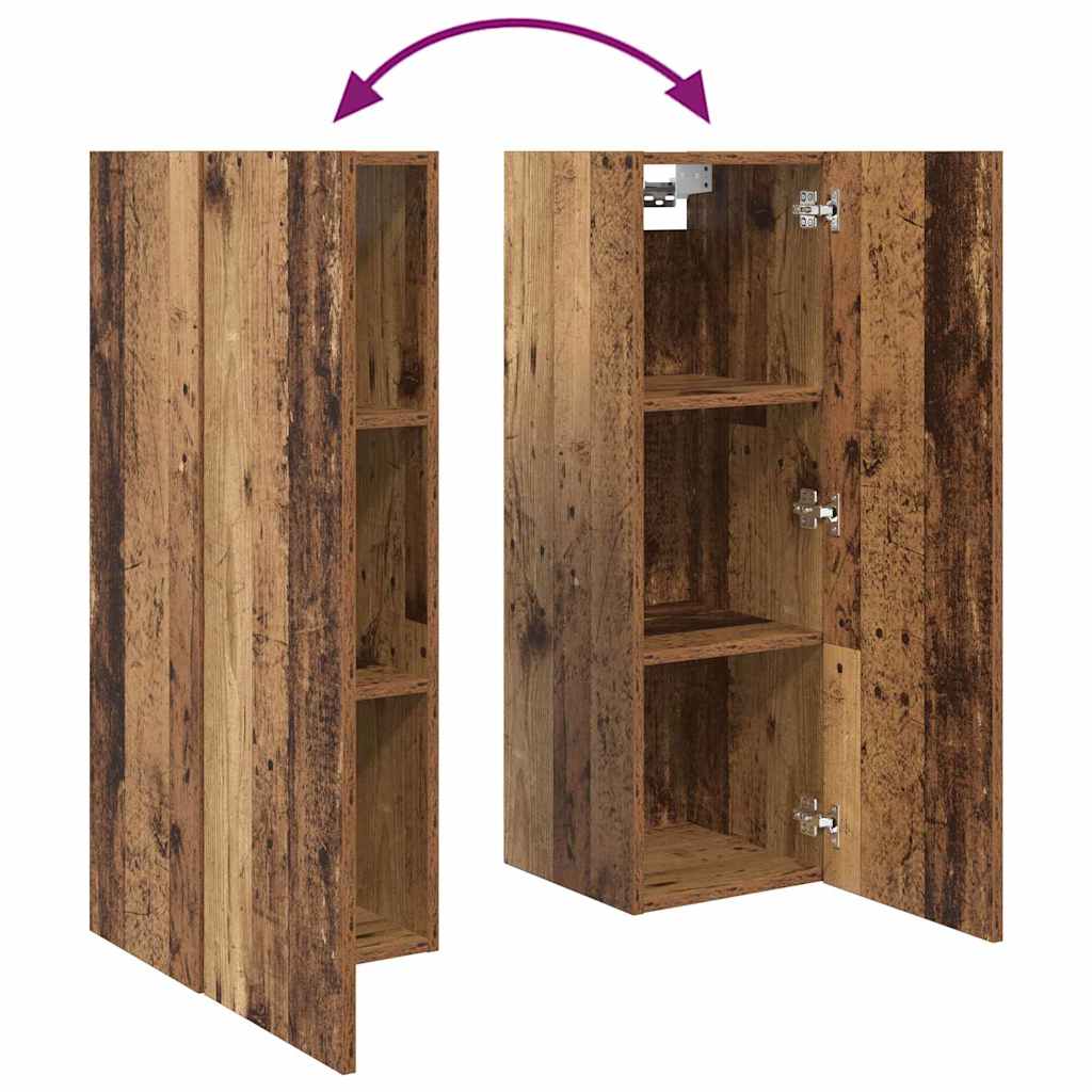4-tlg. TV-Schrank-Set Weiß Holzwerkstoff