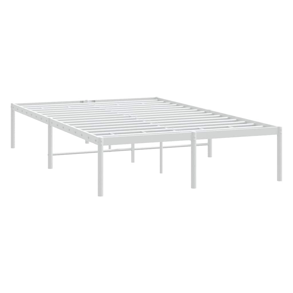 Bettgestell Metall Schwarz 75x190 cm