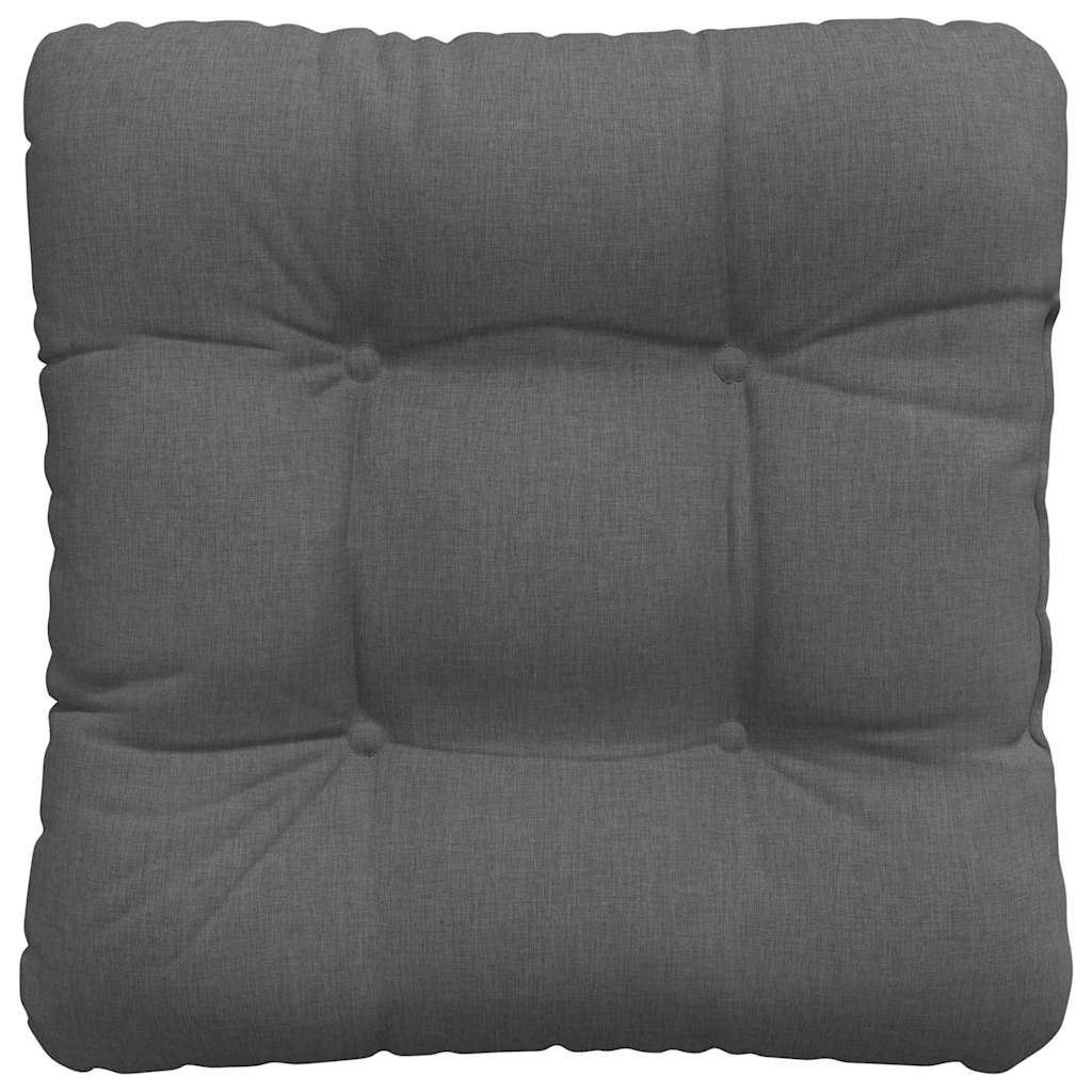 Sitzkissen 4 pcs Hellgrau 40 x 40 x 12 cm Stoff