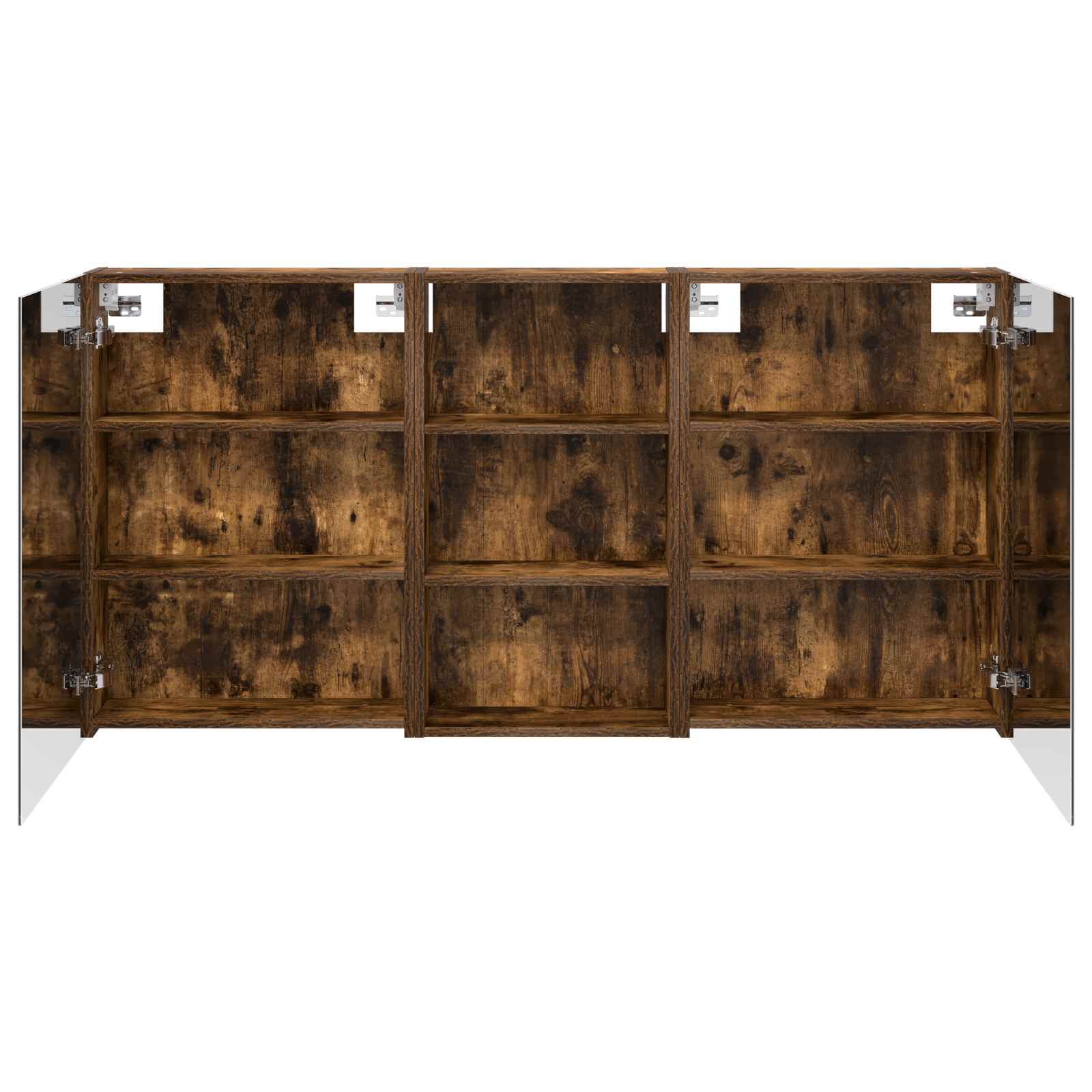Badezimmerschrank-Set 3 pcs 80 x 10,5 x 50 cm Holzwerkstoff