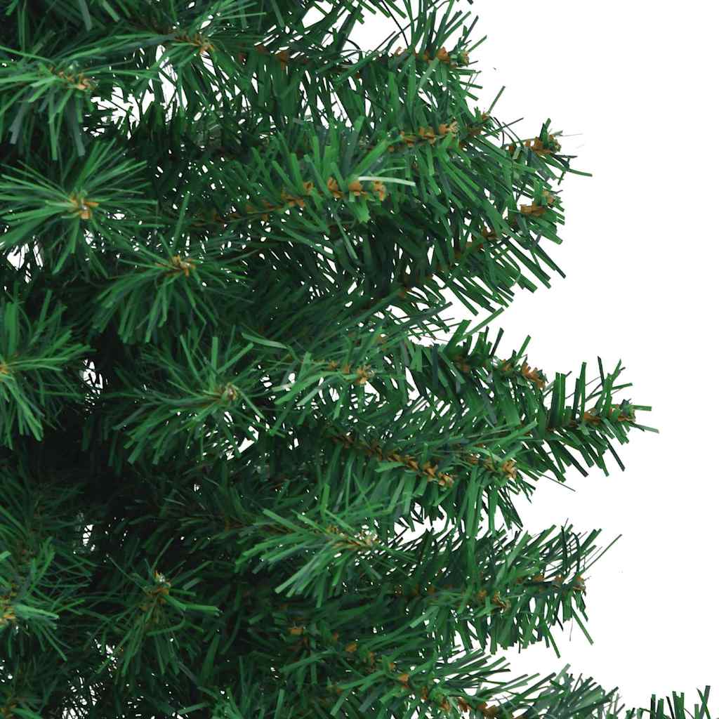 Künstlicher Eck-Weihnachtsbaum Grün 120 cm PVC