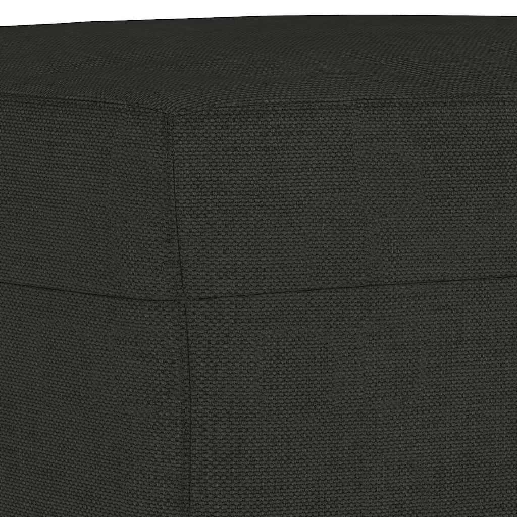 Fußhocker Hellgrau 60x50x41 cm Stoff