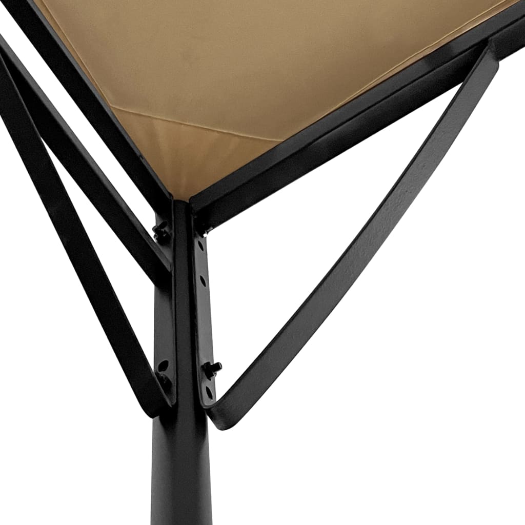 Markise Creme 2x2,3 m 180 g/m² Stoff und Stahl