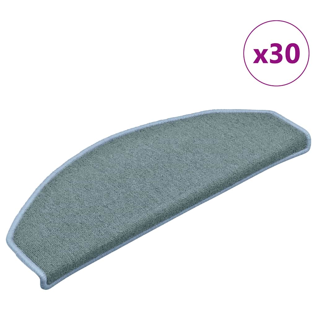 Stufenmatten 15 Stk. 56x17x3 cm Anthrazit Halbrund