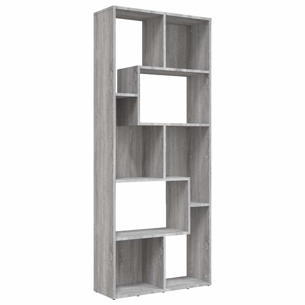 Bücherregal Weiß 67x24x161 cm Holzwerkstoff