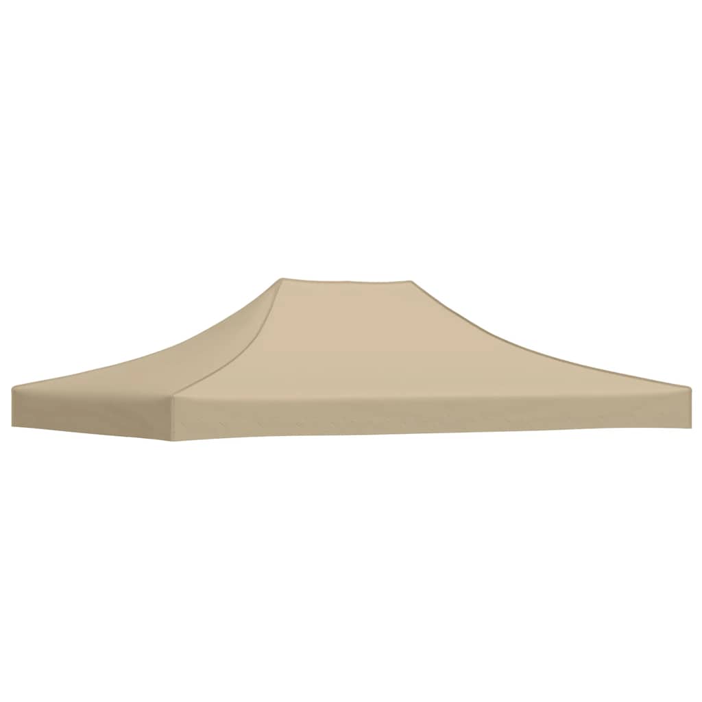 Partyzelt-Dach 3x3 m Beige 270 g/m²