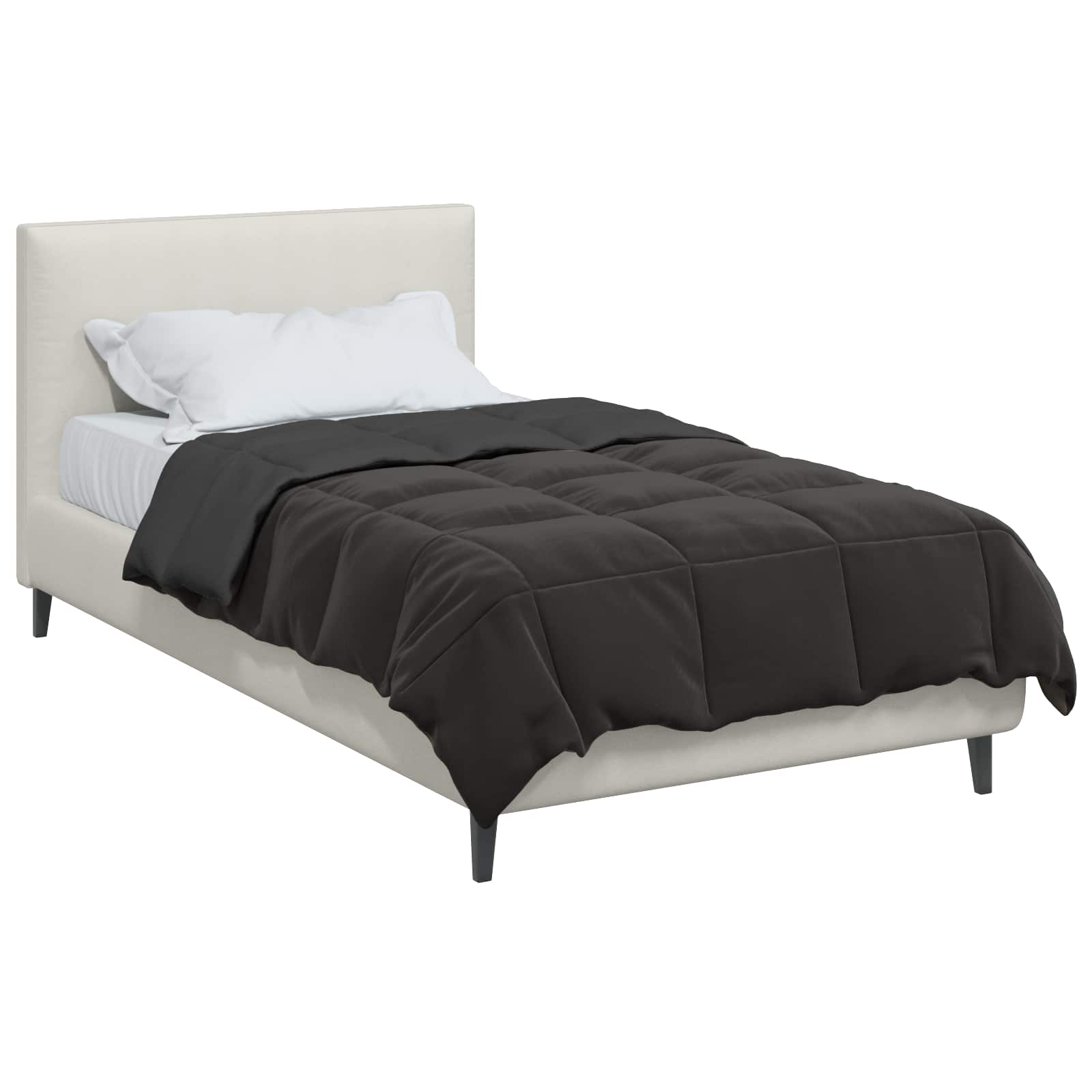 Ganzjahresbettdecke Anthrazit 135 x 200 cm Mikrofaser