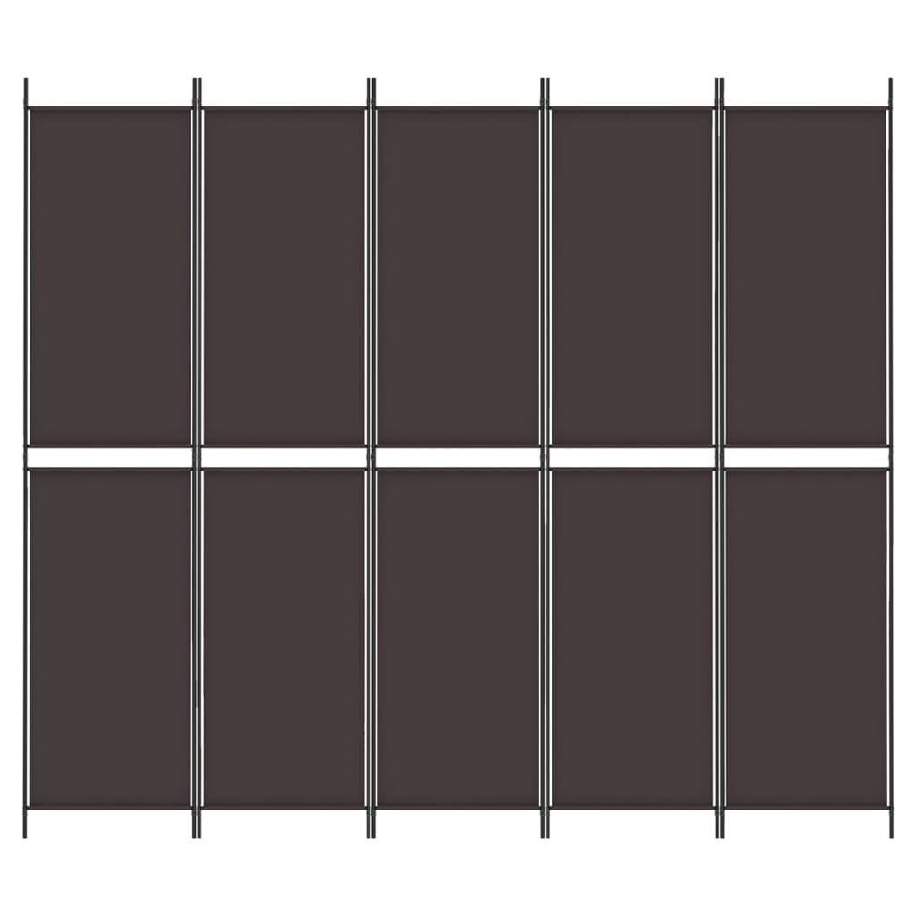 3-teiliger Raumteiler Beige 150 x 180 cm Stoff