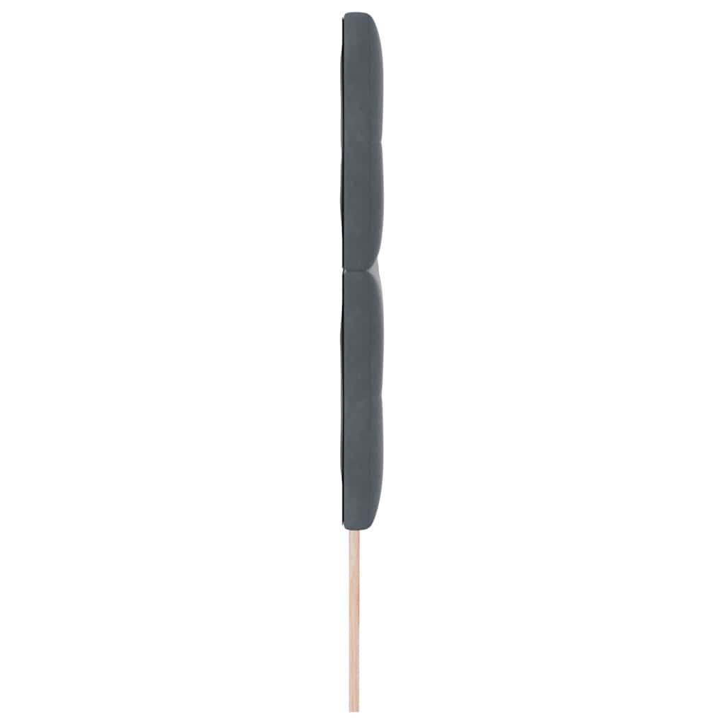 Kopfteil Hellgrau 80 cm Samt