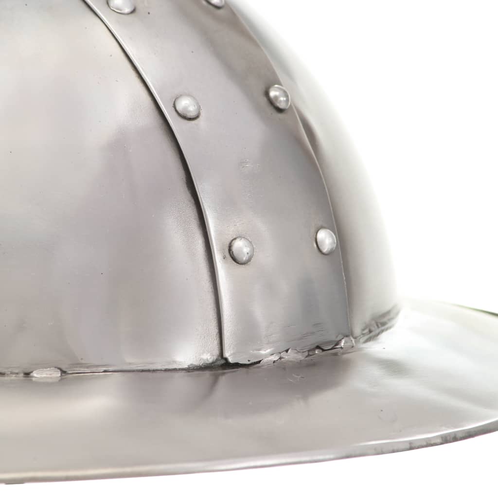 Preußische Pickelhaube Antik Replik für LARP Schwarz Stahl