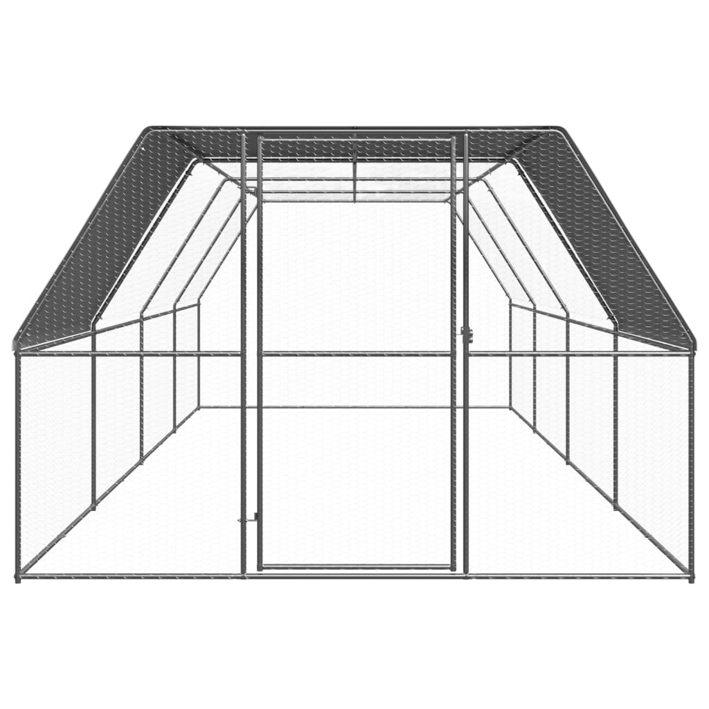 Outdoor-Hühnerkäfig 2x2x2 m Verzinkter Stahl