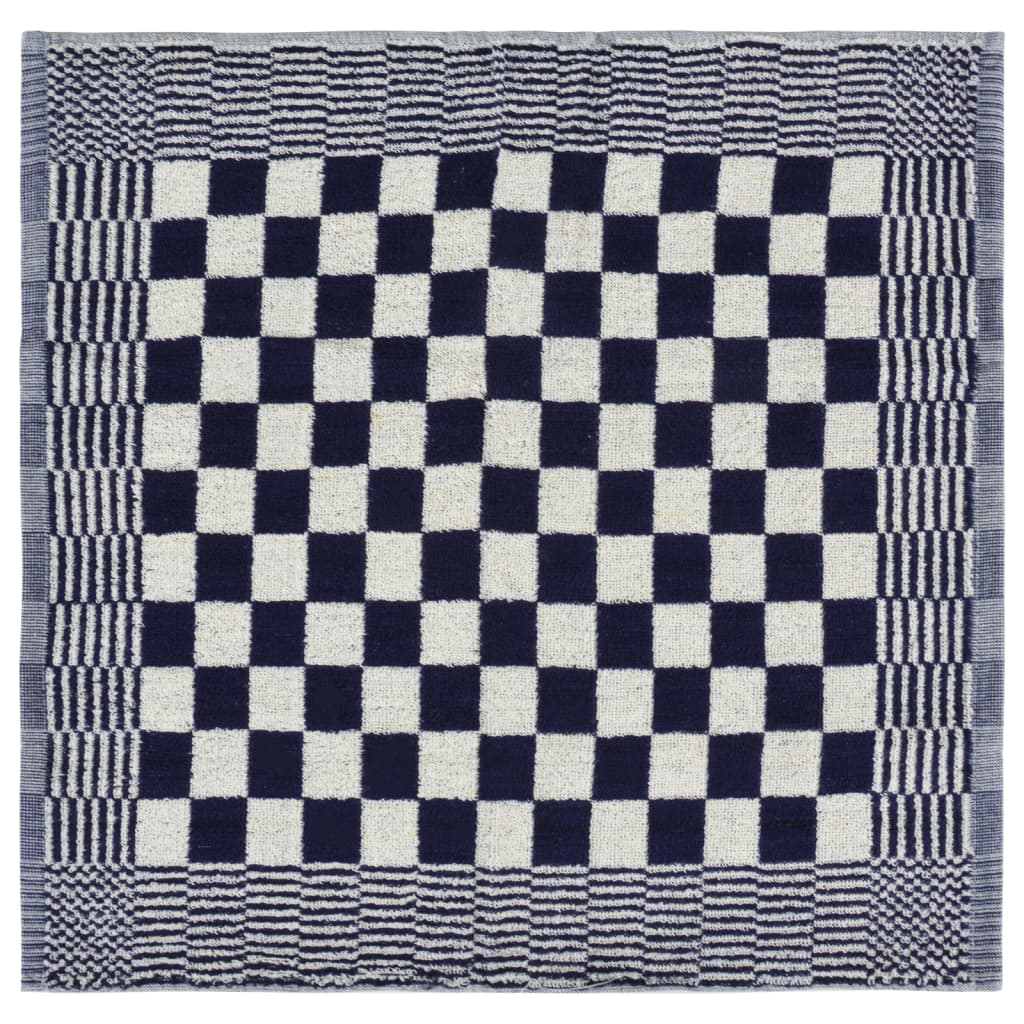 10-tlg. Handtuch-Set Schwarz und Grau Baumwolle