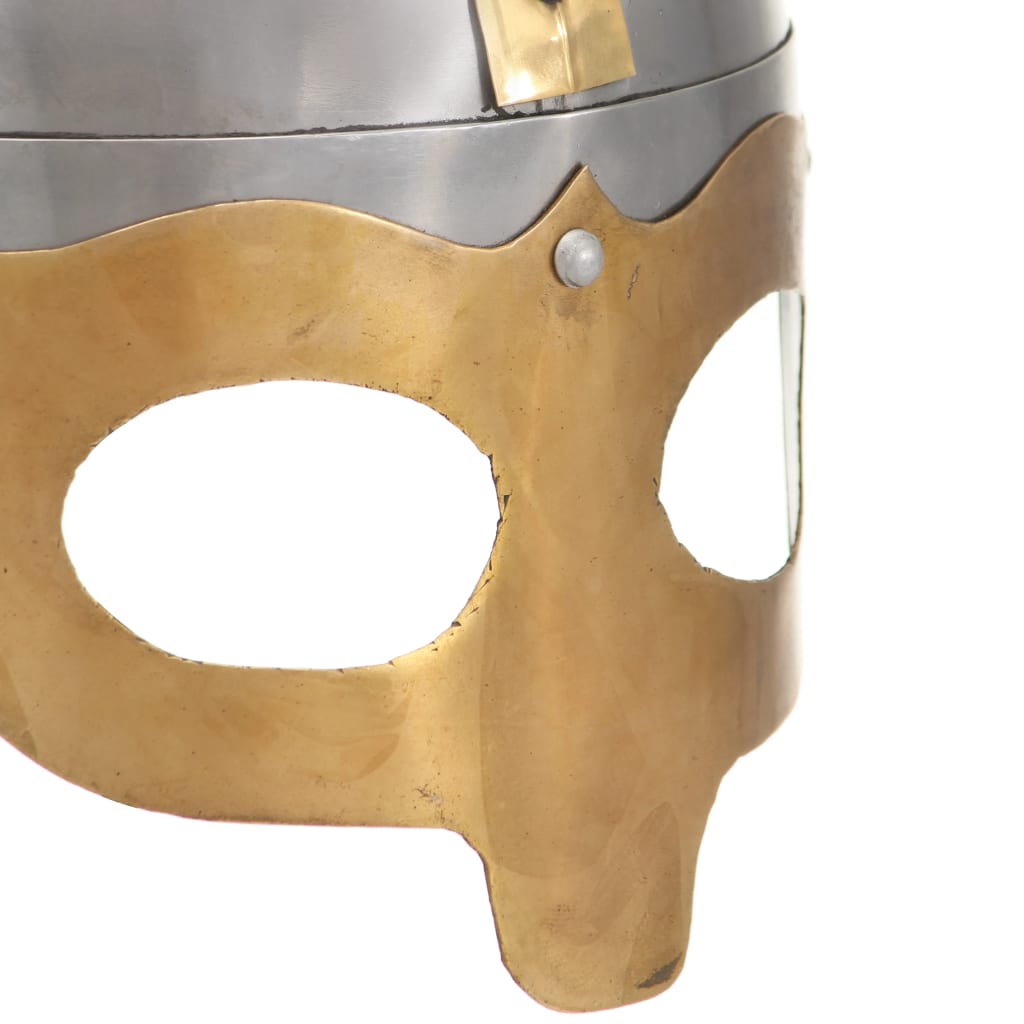 Preußische Pickelhaube Antik Replik für LARP Schwarz Stahl