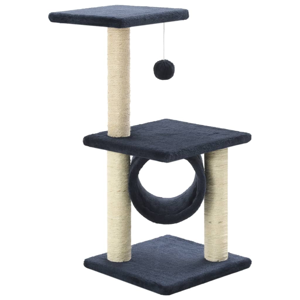 Katzen-Kratzbaum Sisal 65 cm Grau