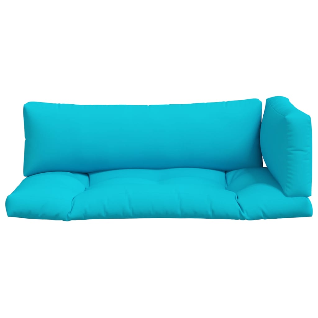 Palettenkissen Blau Weiß Gestreift 58x58x10 cm Oxford-Gewebe