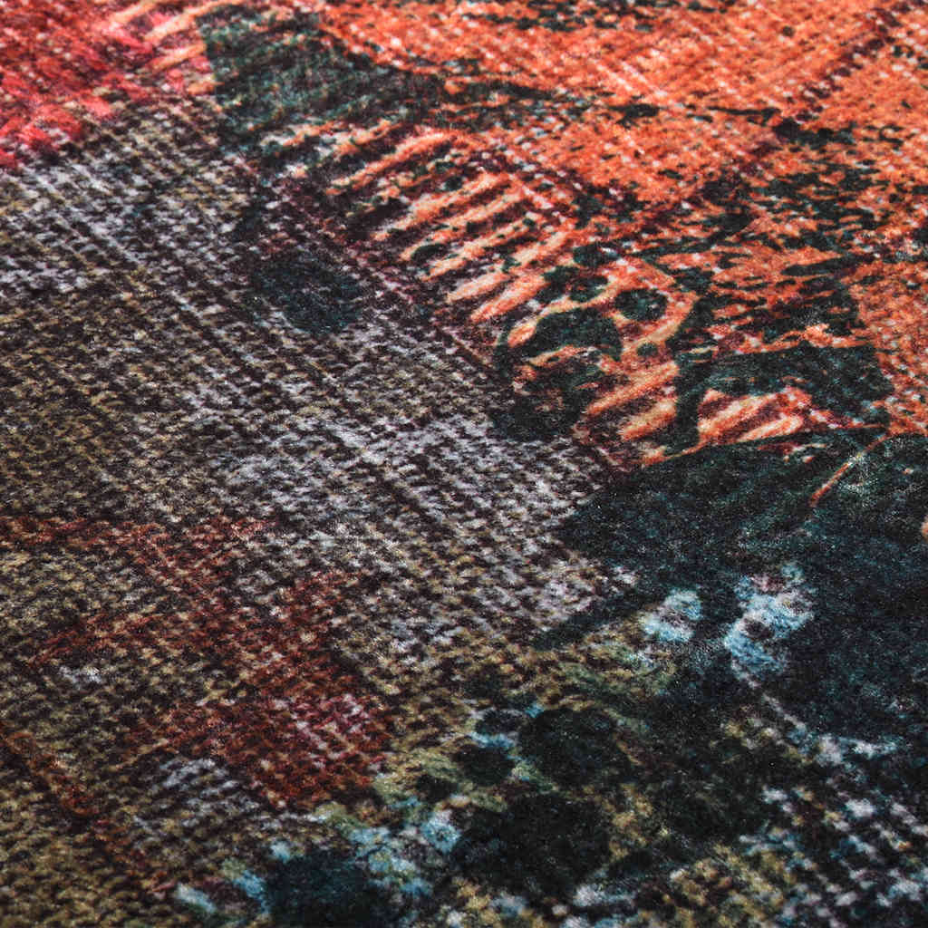Teppich Waschbar Mehrfarbig 160x230 cm