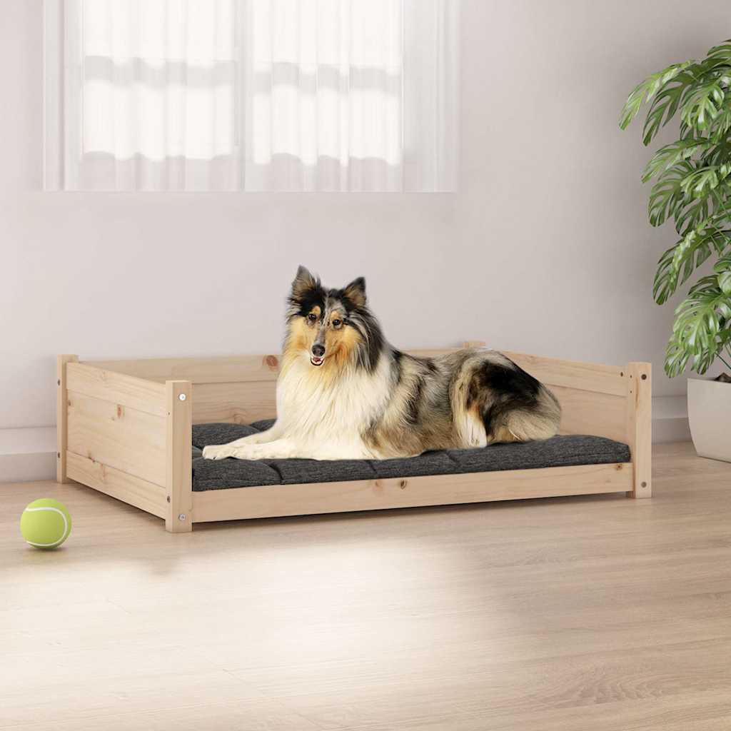 Hundebett 55,5 x 45,5 x 28 cm Massivholz Kiefer