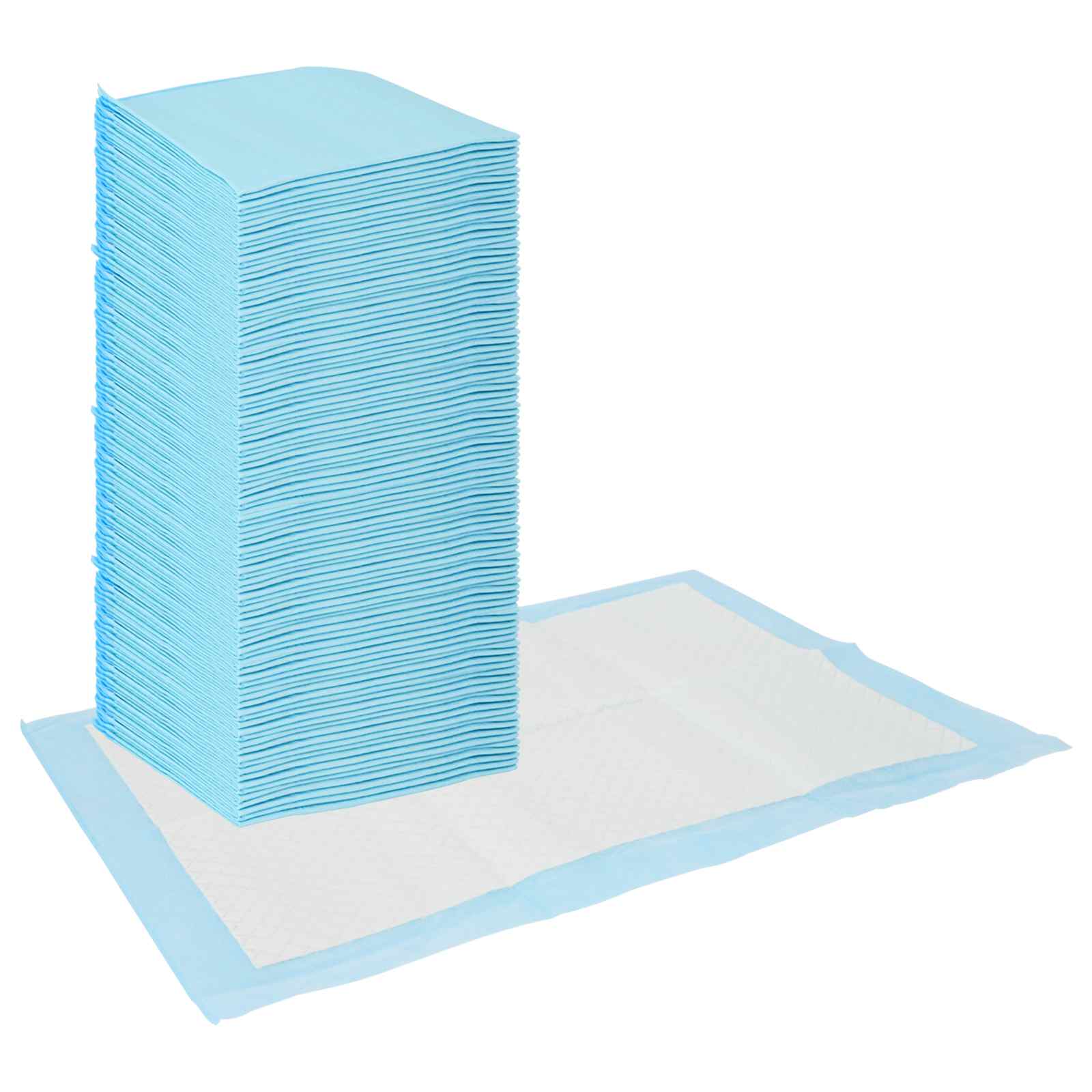 Vliesstoff Haustier Trainingspad 50 pcs Blau und Weiß