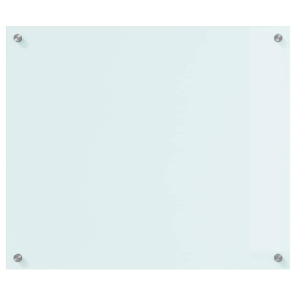 Küchenrückwand 2 pcs Weiß 70 x 40 cm Gehärtetes Glas