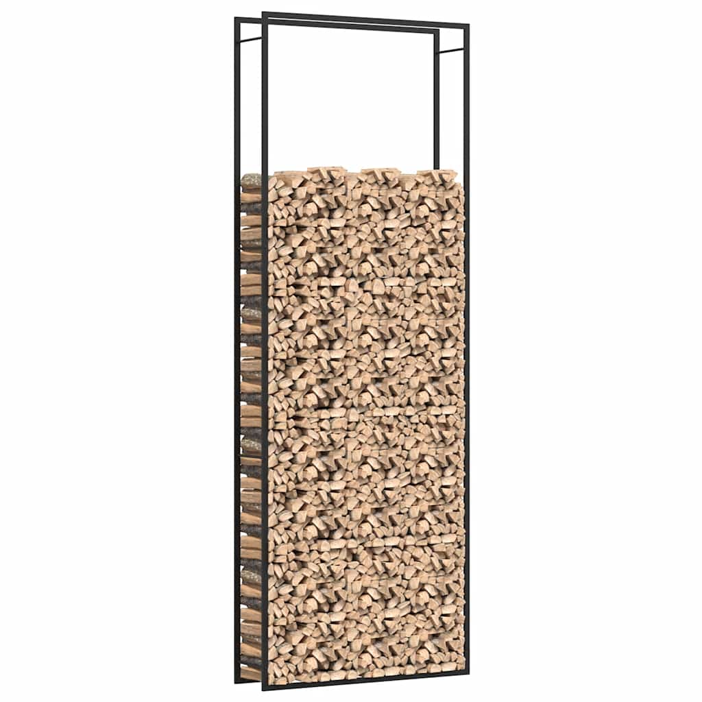 Brennholzregal 50x28x94 cm Edelstahl