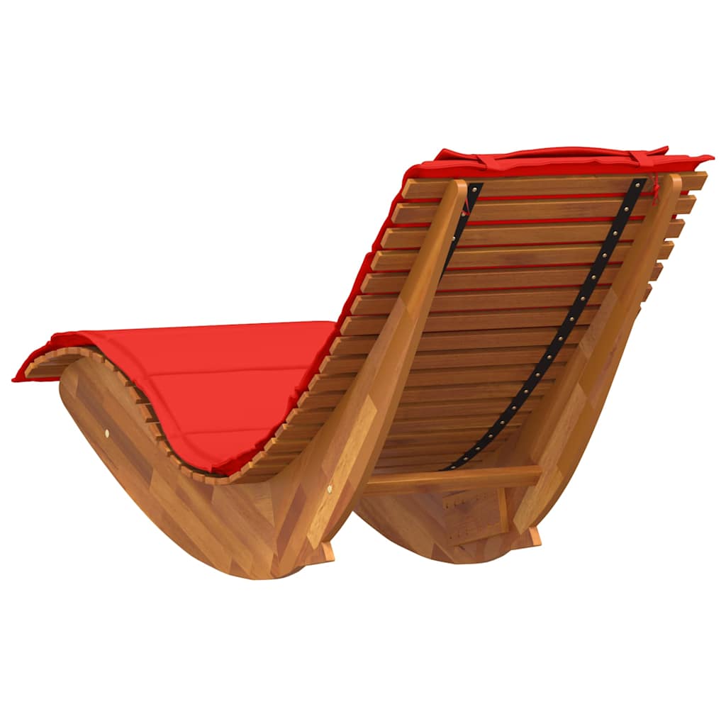 Schaukelstühle Sonnenliegen 2 Stk. Akazienholz