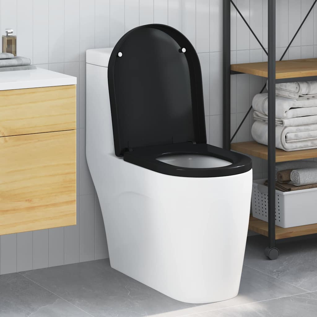 Toilettensitz Verstellbar Weiß 48 x 36,5 x 4,5 cm Polypropylen
