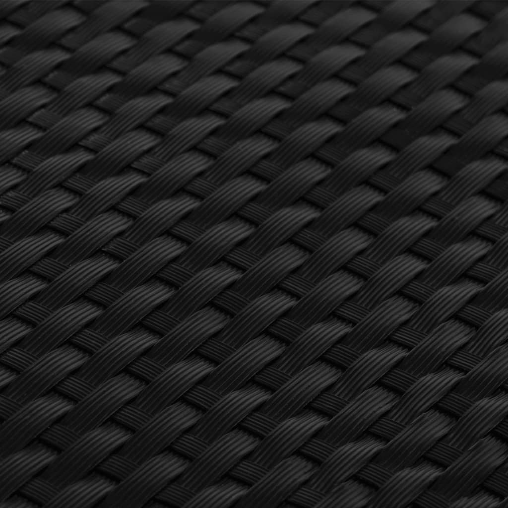 Balkon-Sichtschutz Anthrazit 300x90 cm Poly Rattan