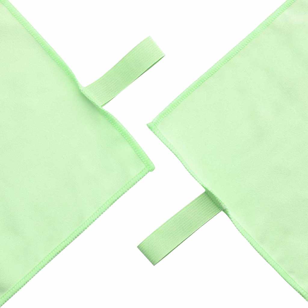 Sporthandtücher 2 pcs Schwarz 50 x 30 cm Polyester und Polyamid