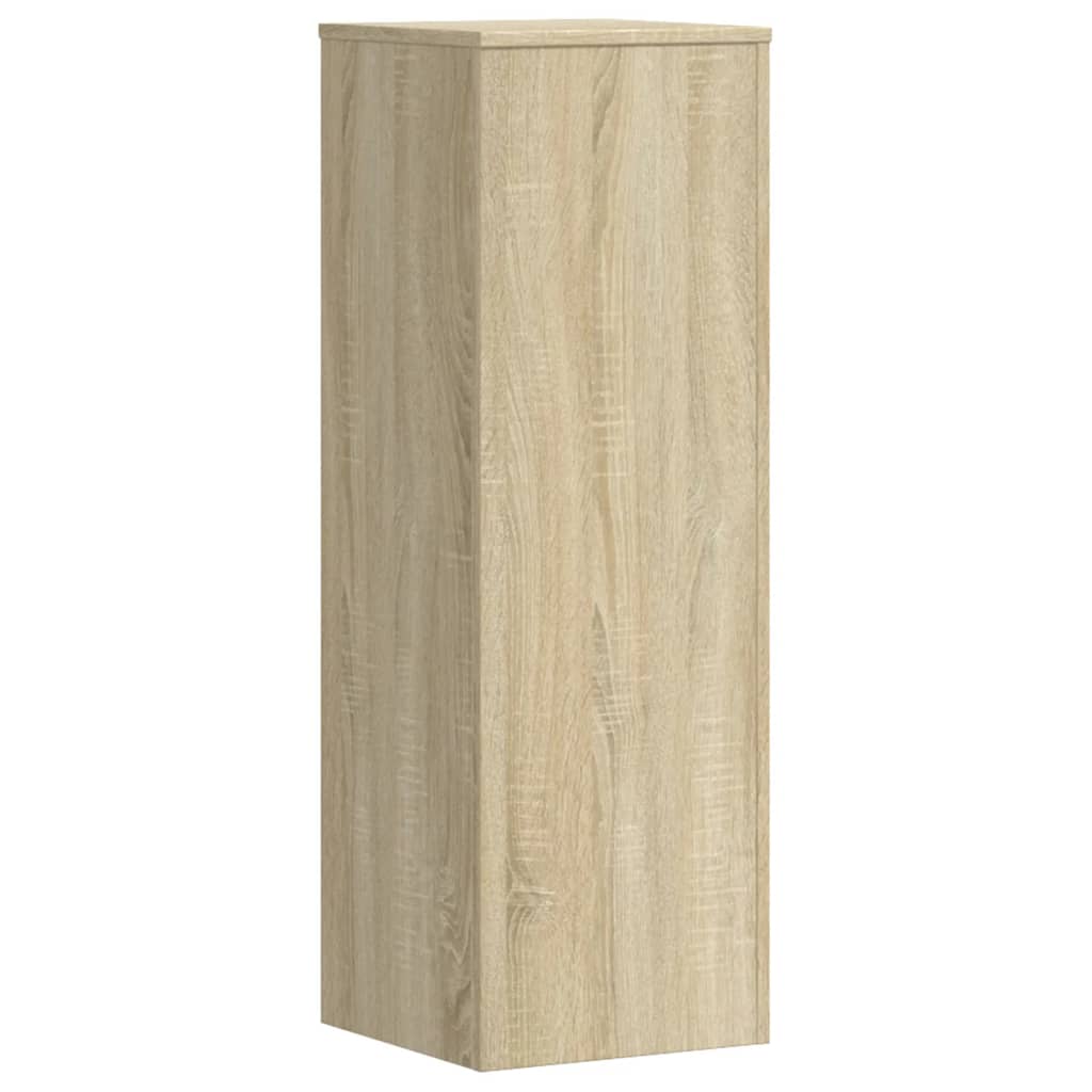 Pflanzenständer 2 Stk. Weiß 33x33x100 cm Holzwerkstoff