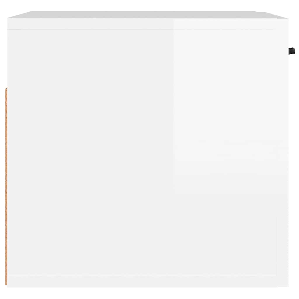 Wandschrank Weiß 80x36,5x35 cm Holzwerkstoff