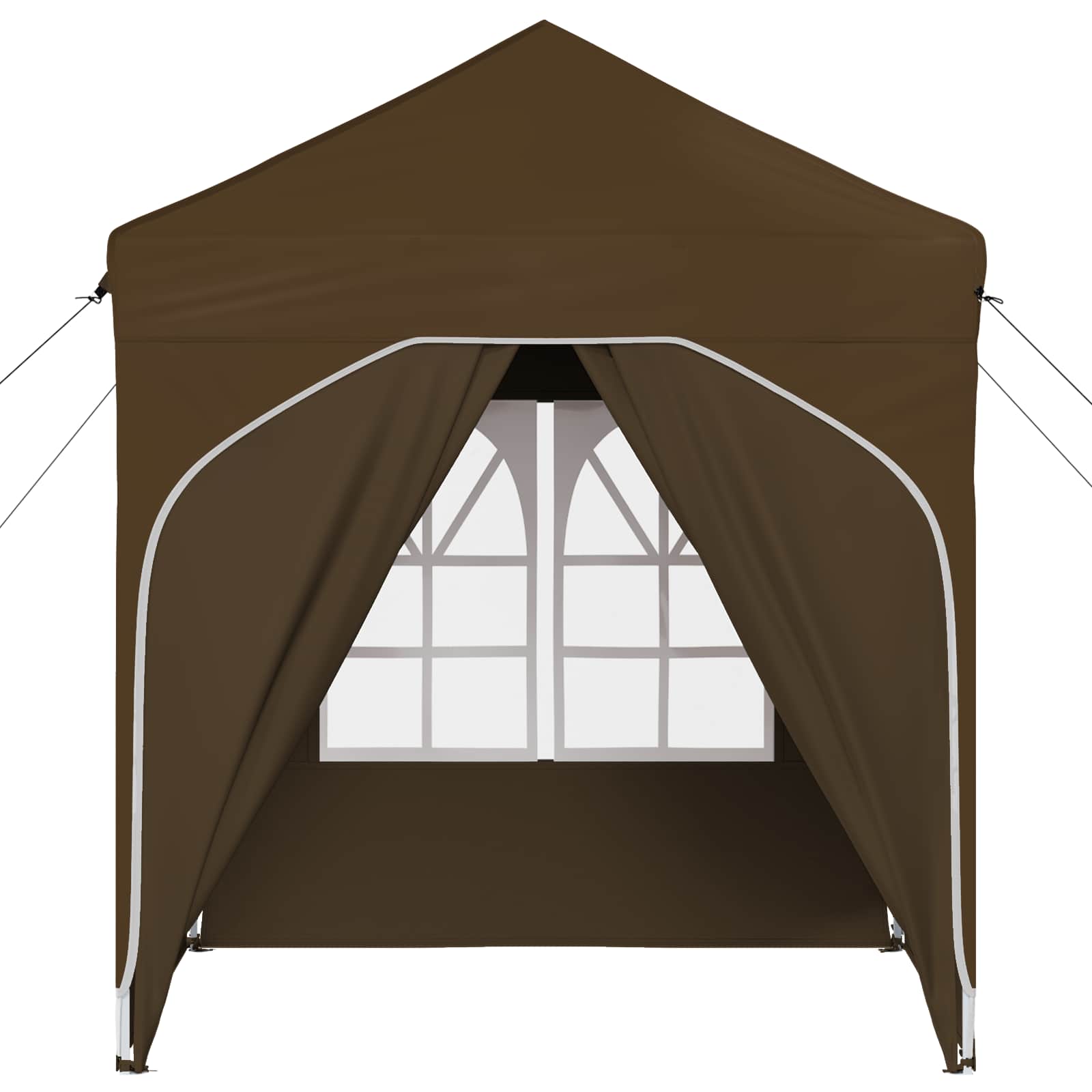 Pop-up Partyzelt 194 x 194 x 245 cm Creme