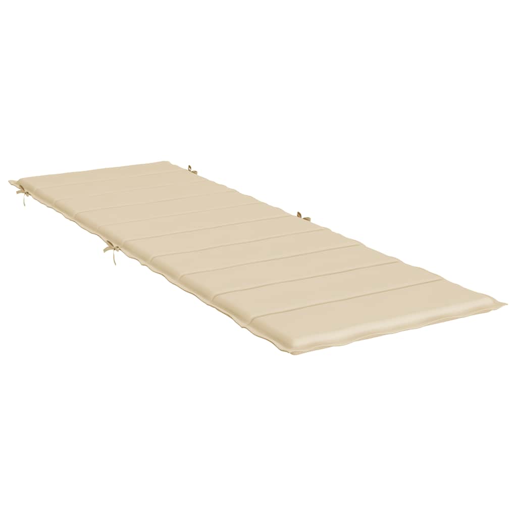 Sonnenliegen-Auflage Grau 186x58x4 cm Oxford-Gewebe