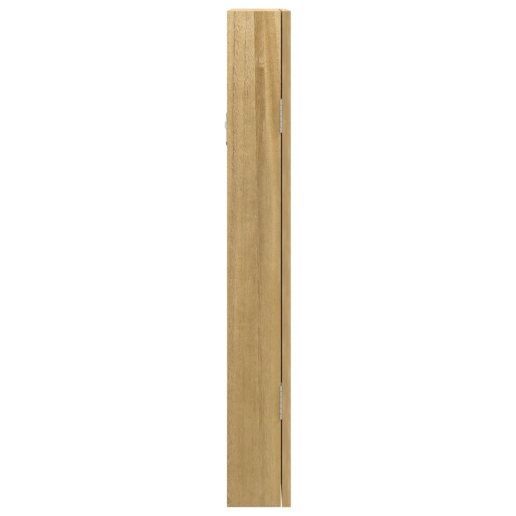 Schmuckschrank mit Spiegel Wandmontage Weiß 30x8,5x67 cm