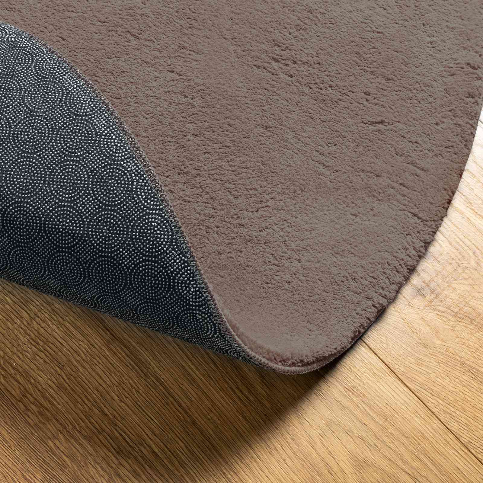 Bereichsteppiche HUARTE Anthrazit 100 x 200 cm Polyester