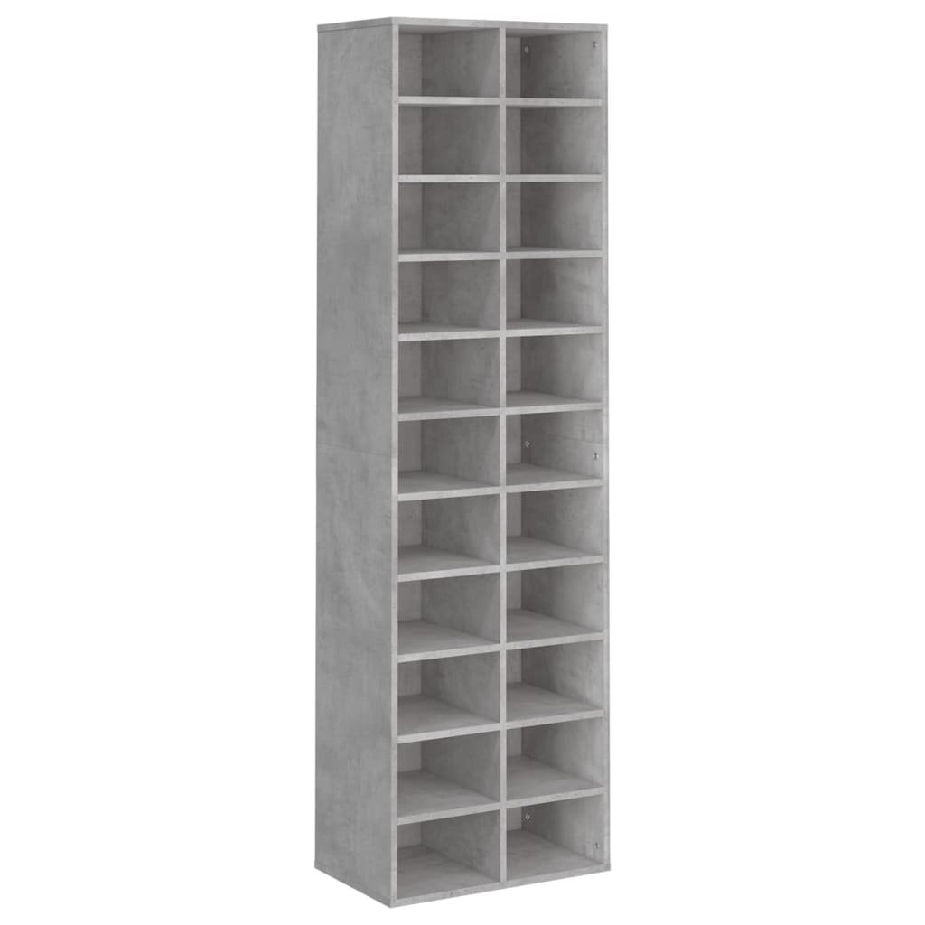 Schuhschrank Weiß 54x34x183 cm Holzwerkstoff