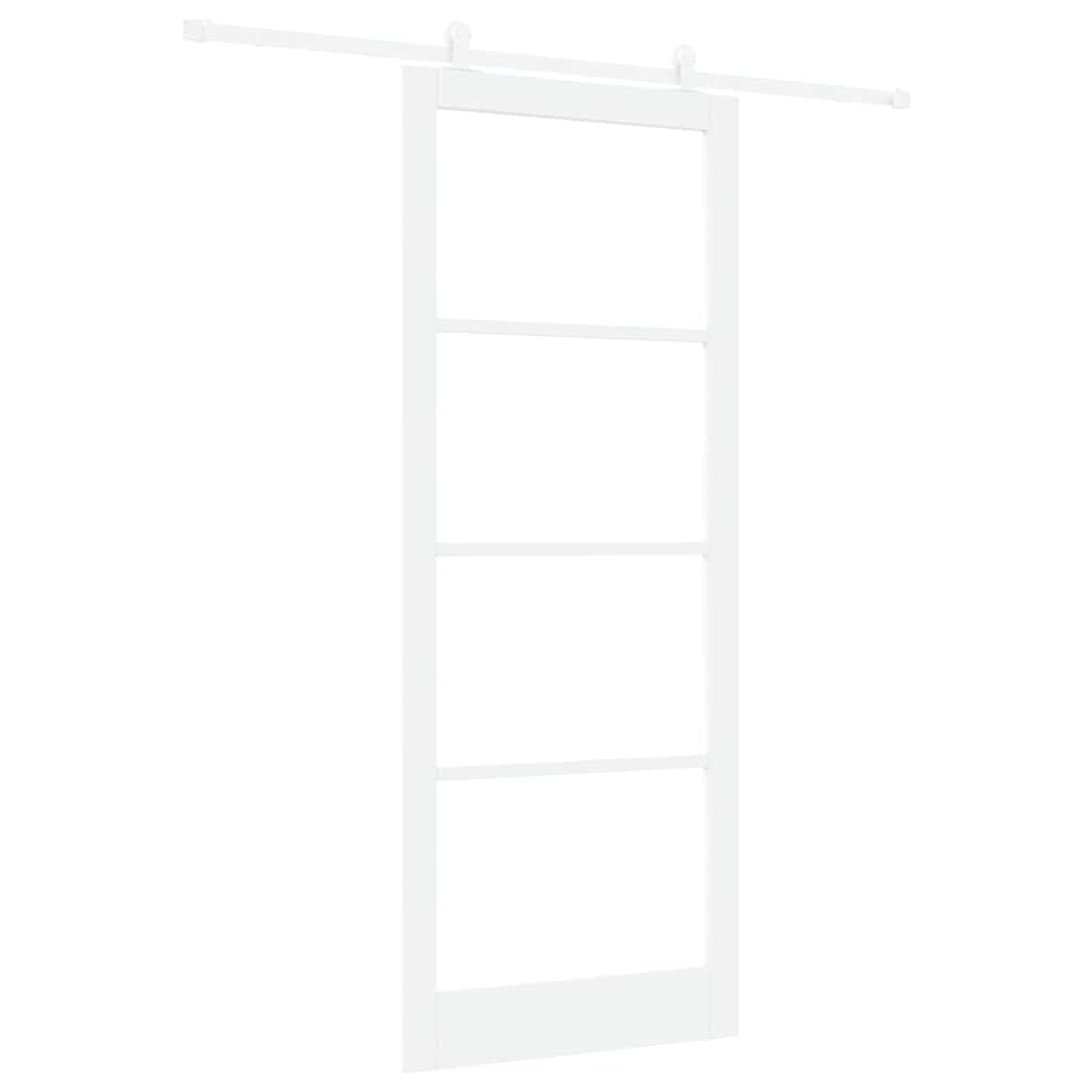 Schiebetür ORKDAL Natürlich und Schwarz 61 x 198,5 cm