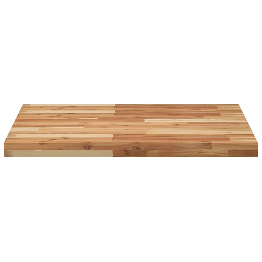 Tischplatte Rund Ø40x2 cm Massivholz Akazie