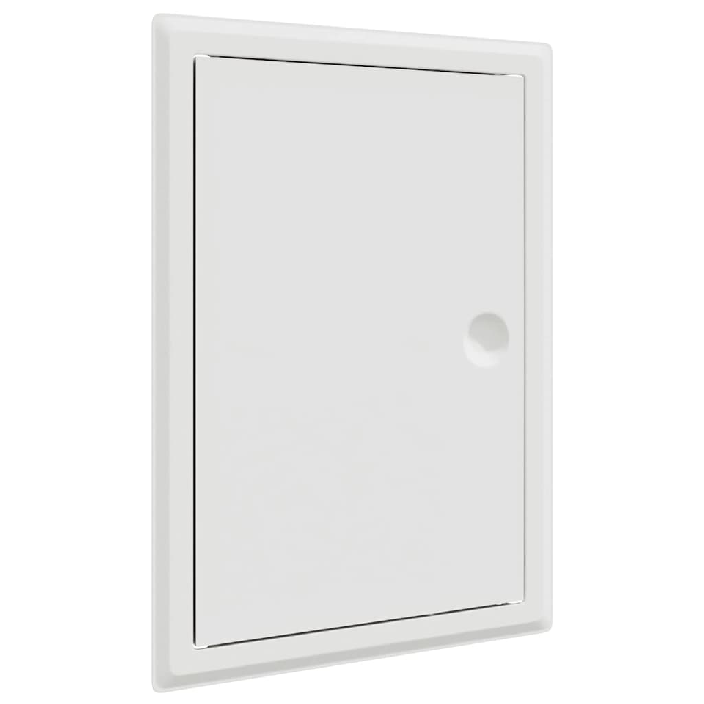 Zugangsklappe 2 pcs Weiß 23 x 23 x 3 cm Stahl