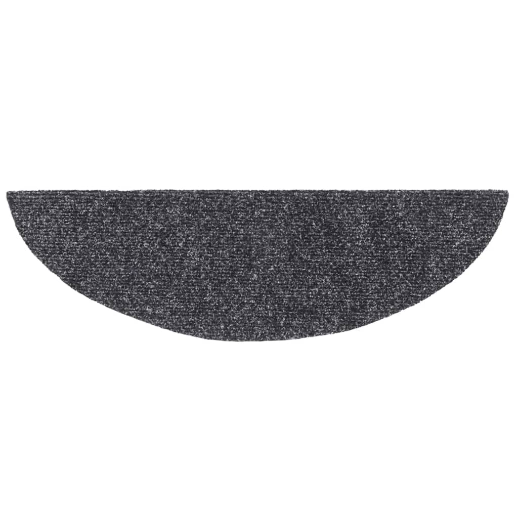 Stufenmatten Selbstklebend 15 Stk. 56x17x3 cm Hellbraun Halbrund