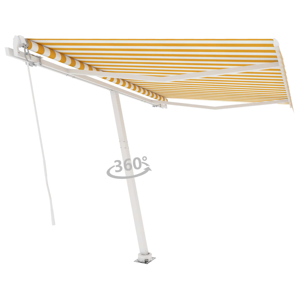 Standmarkise Manuell Einziehbar 300x250 cm Creme