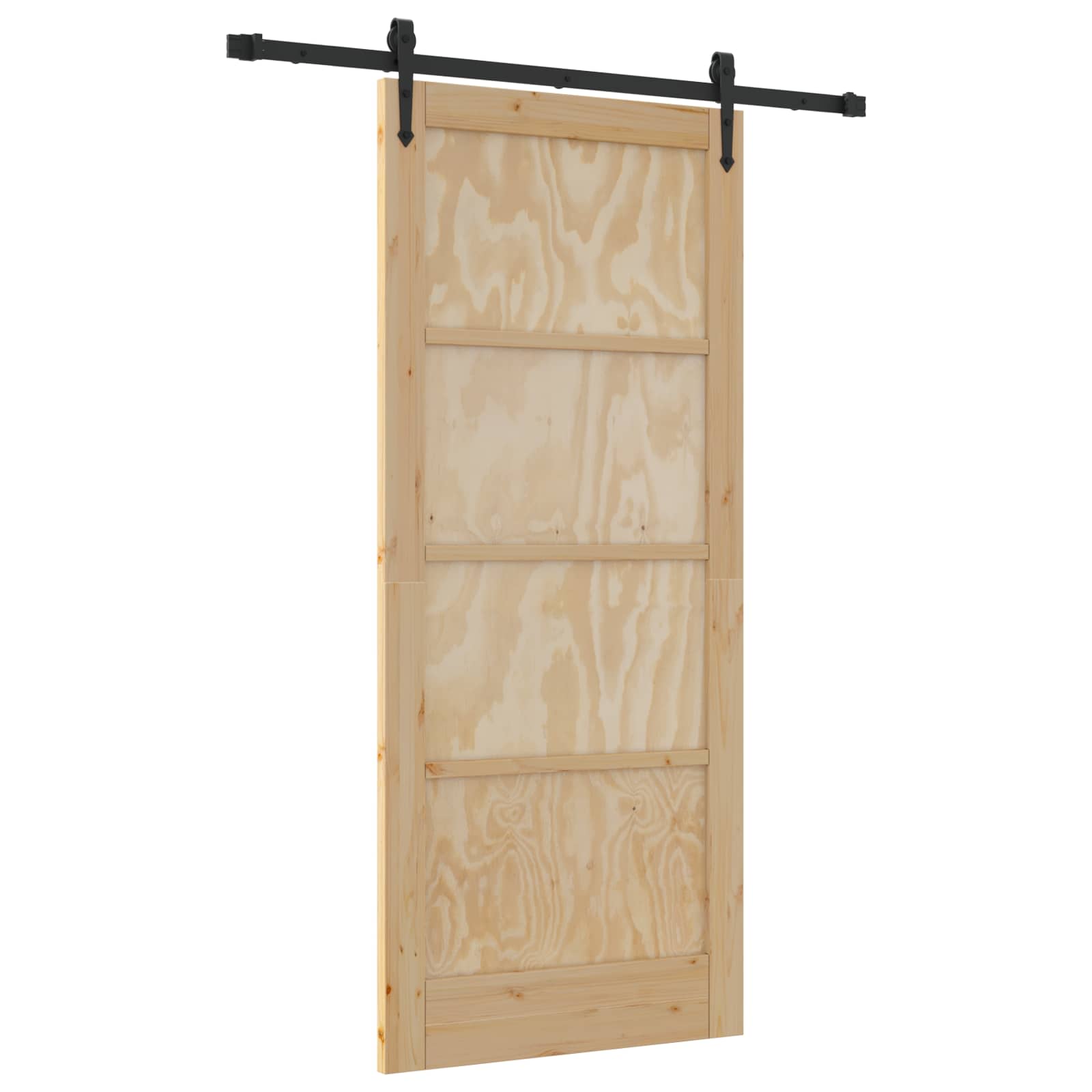 Schiebetür ORKDAL Natur 61 x 198,5 cm Massives Kiefernholz