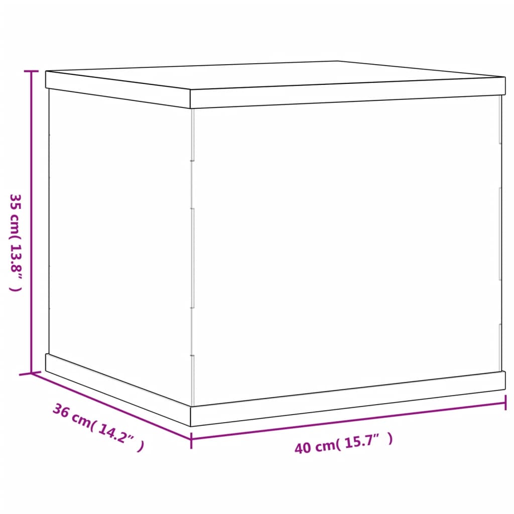 Vitrine Transparent 17x12x25 cm Acryl