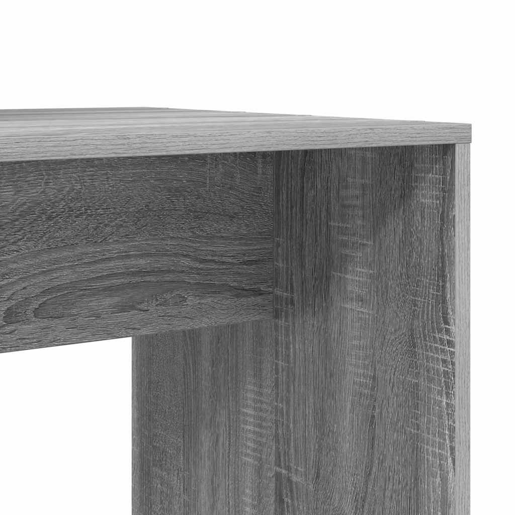 Schreibtisch mit Regal Weiß 138,5 x 55 x 143 cm Holzwerkstoff