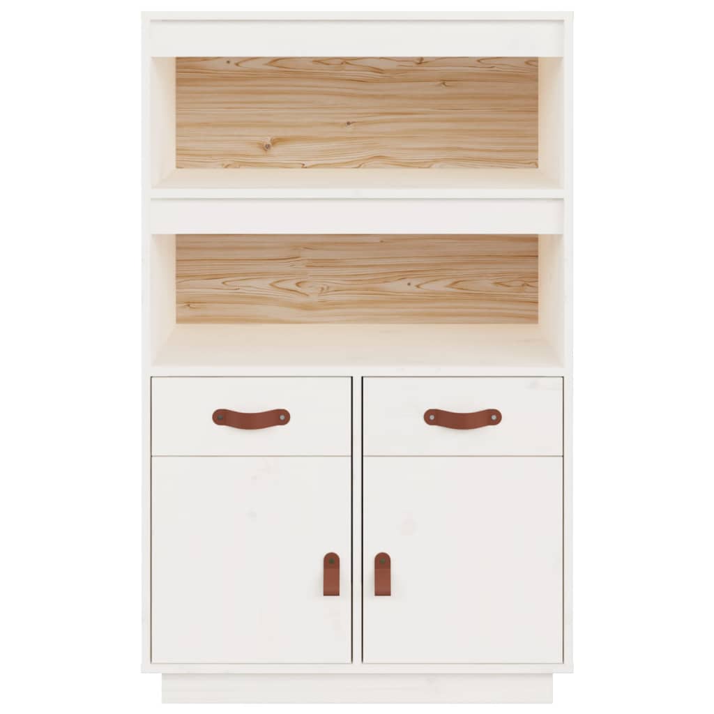 Highboard 67x40x108,5 cm Massivholz Kiefer