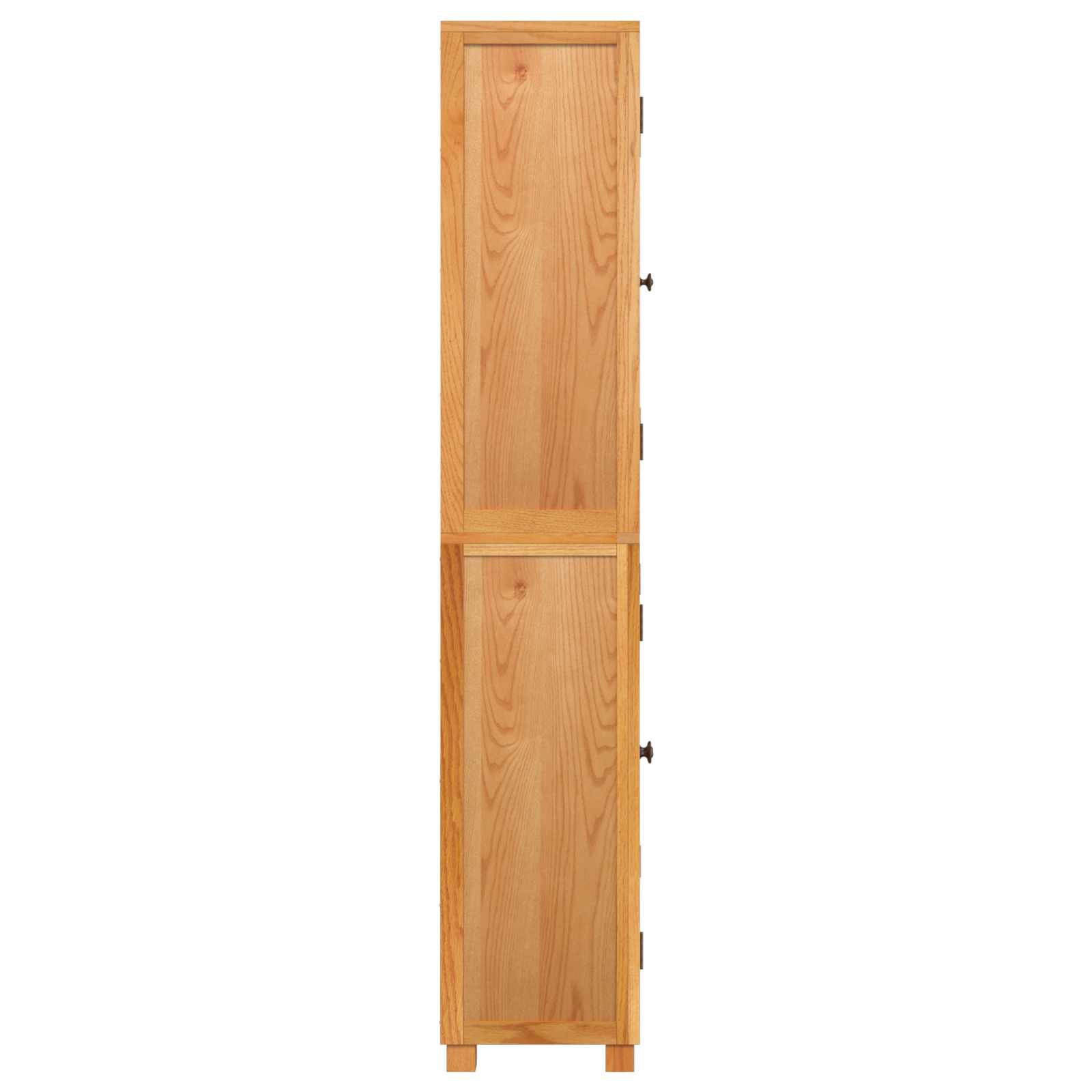 Aufbewahrungsmöbel-Set mit Regal 2 Stk. Natur 80 x 35 x 185 cm
