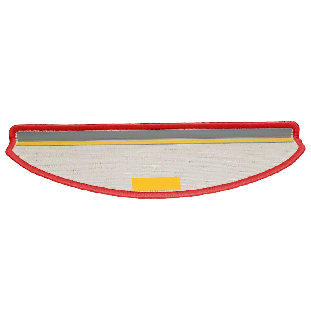 Stufenmatten 15 Stk. 56x17x3 cm Grau Halbrund